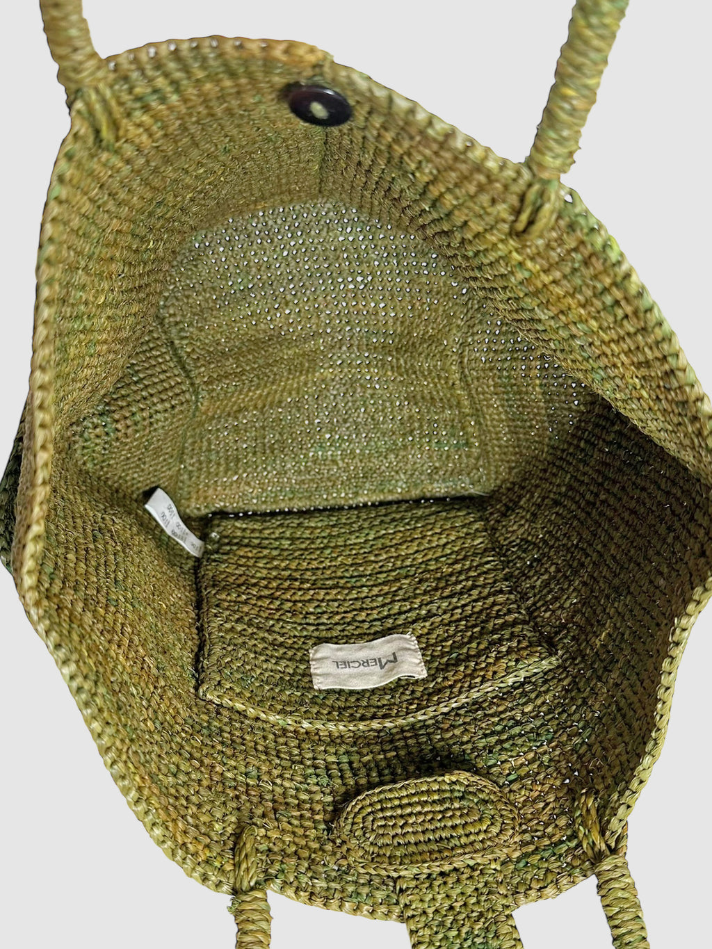 Button-Embellished Bag