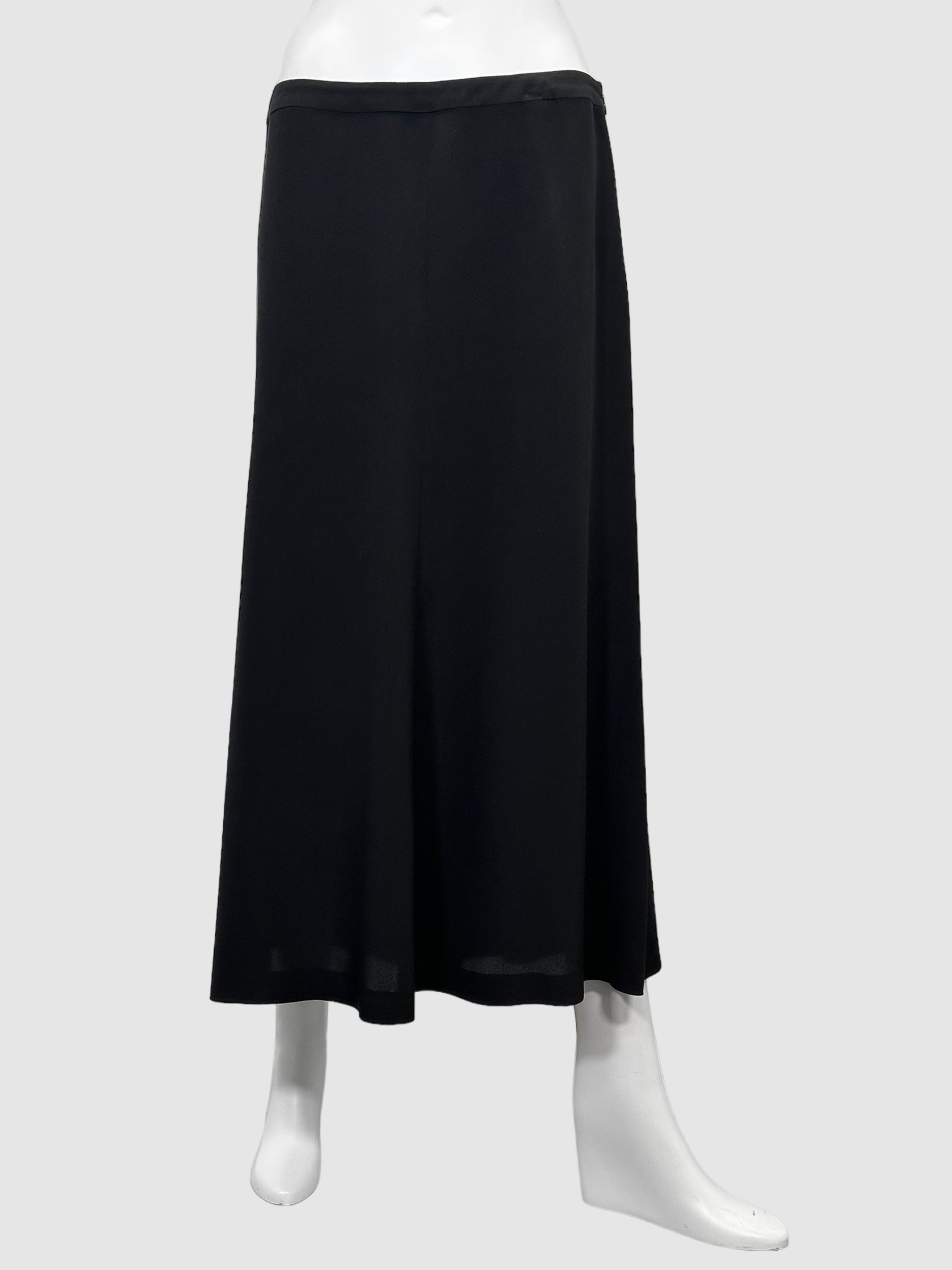 Miu Miu Silk Flare Midi Skirt - Size 40