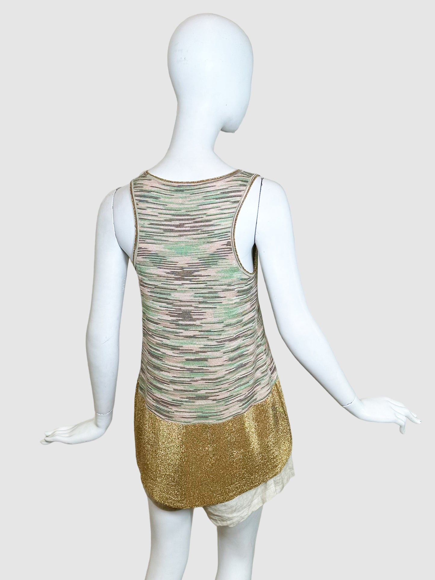 Sleeveless Shimmery Top - Size 40