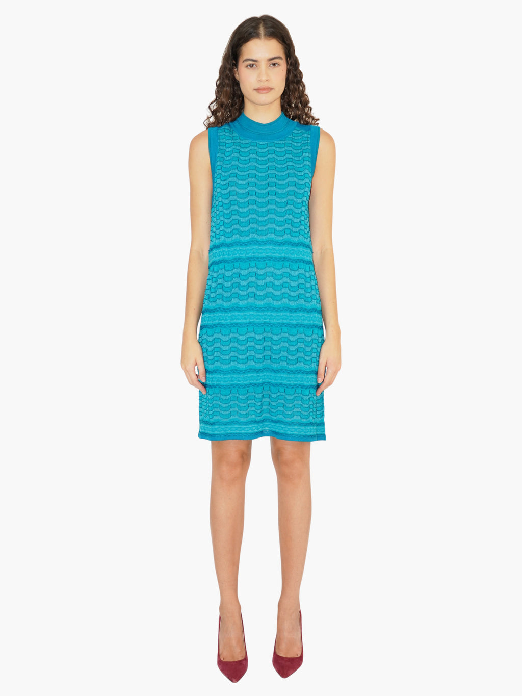 Geometric Knit Dress