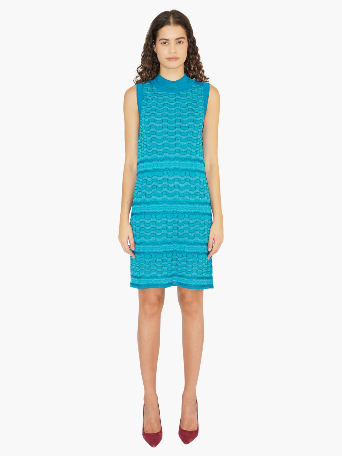 Geometric Knit Dress