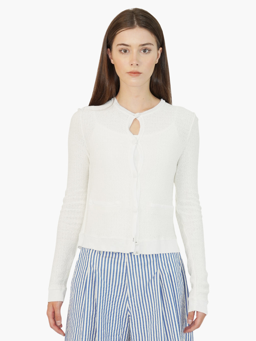 Chevron Knit Cardigan
