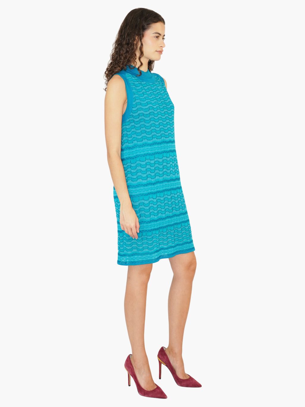 Geometric Knit Dress