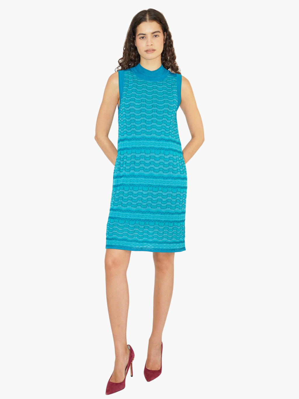 Geometric Knit Dress