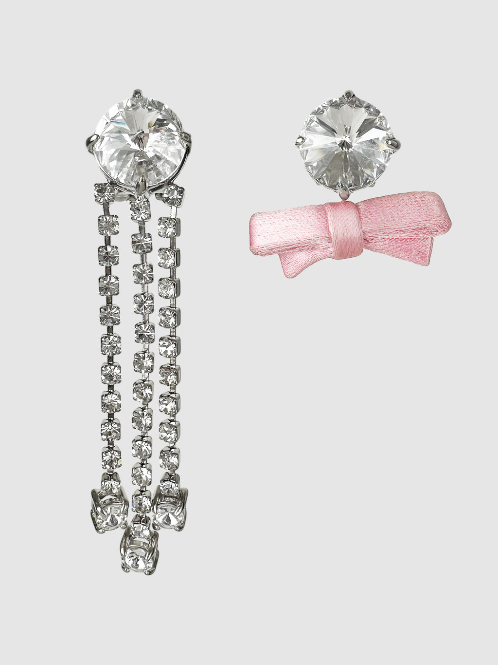 Crystal Bow Earrings