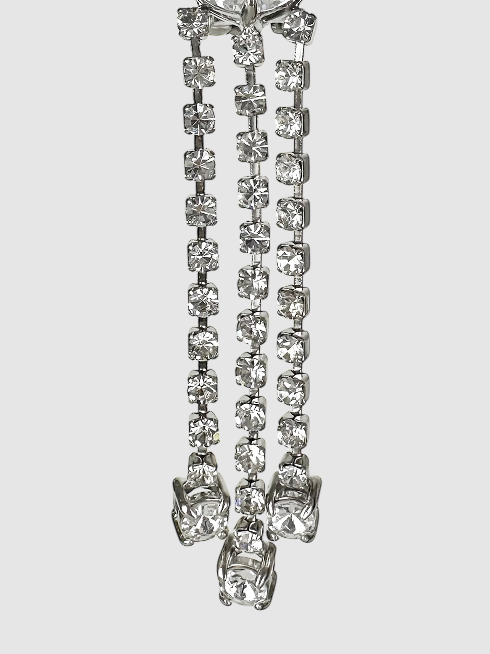 Crystal Bow Earrings