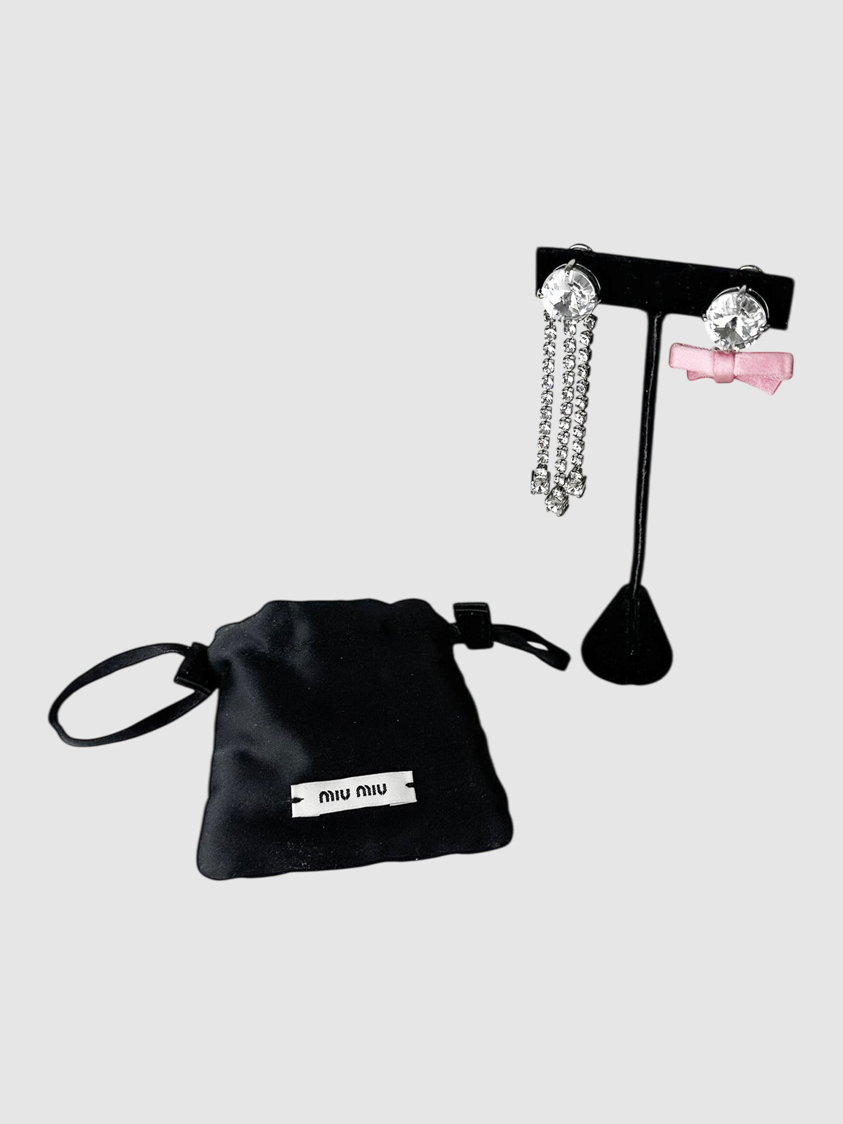 Crystal Bow Earrings