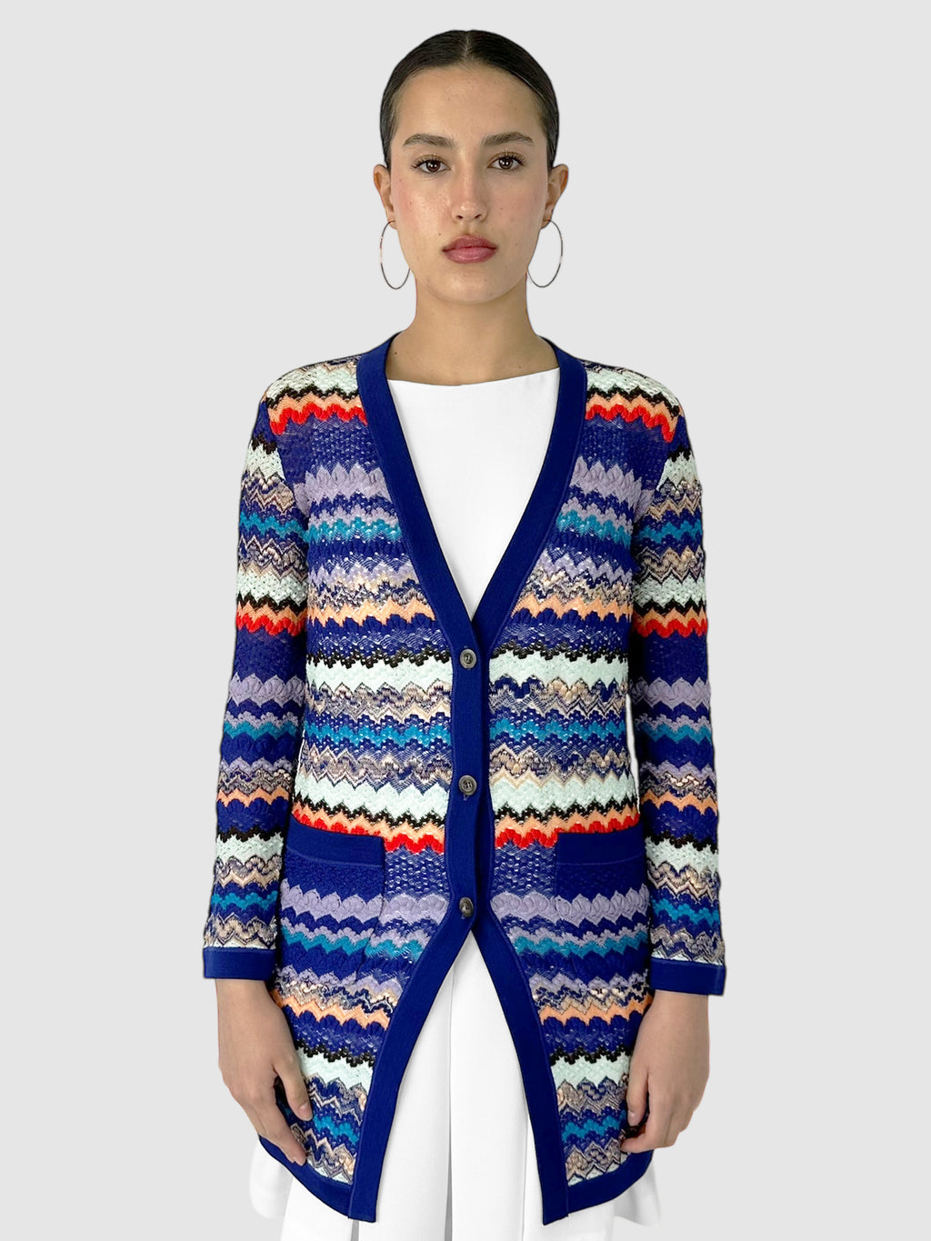 Chevron Knit Cardigan