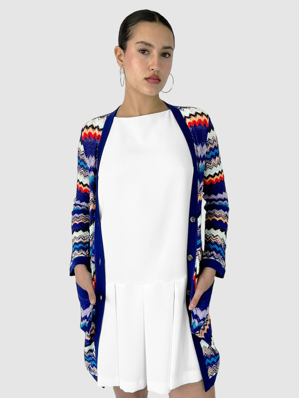 Chevron Knit Cardigan