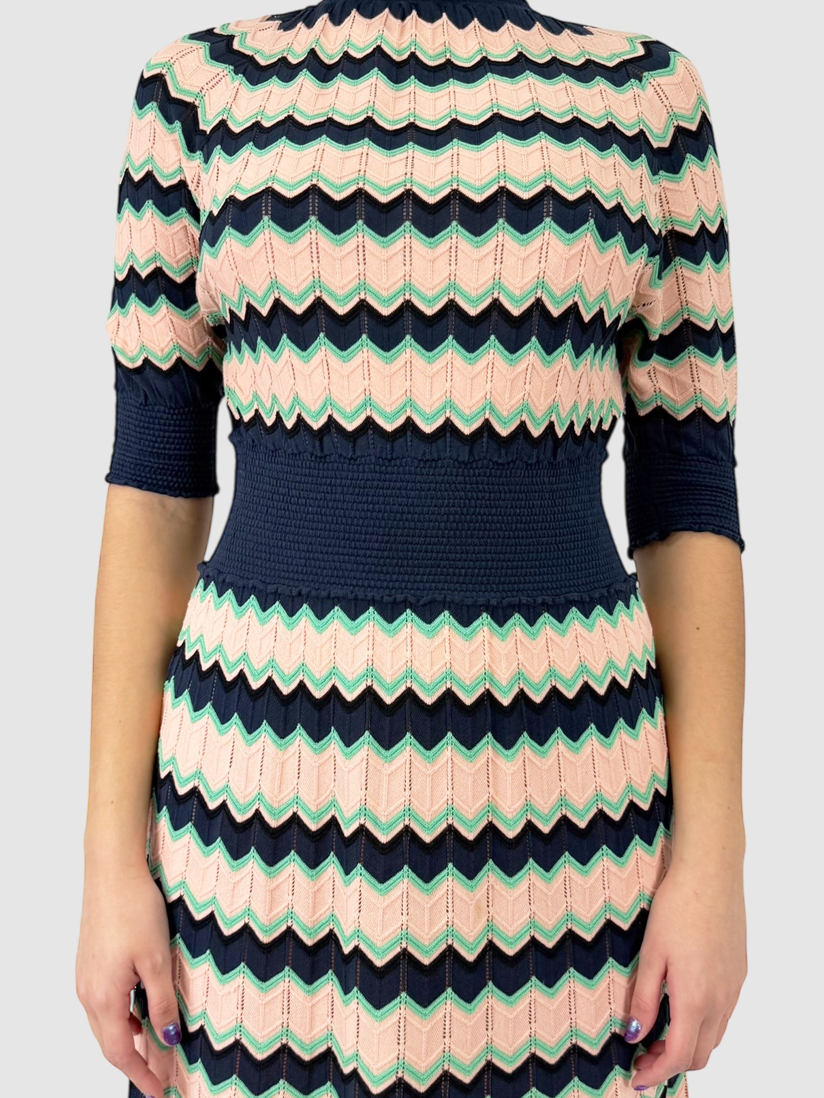 Knit Chevron Dress