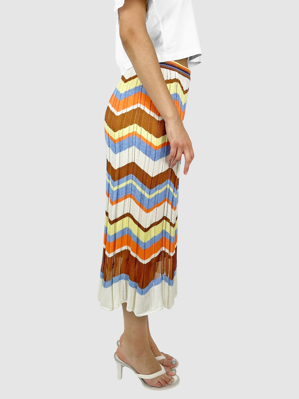 Knit Chevron Skirt
