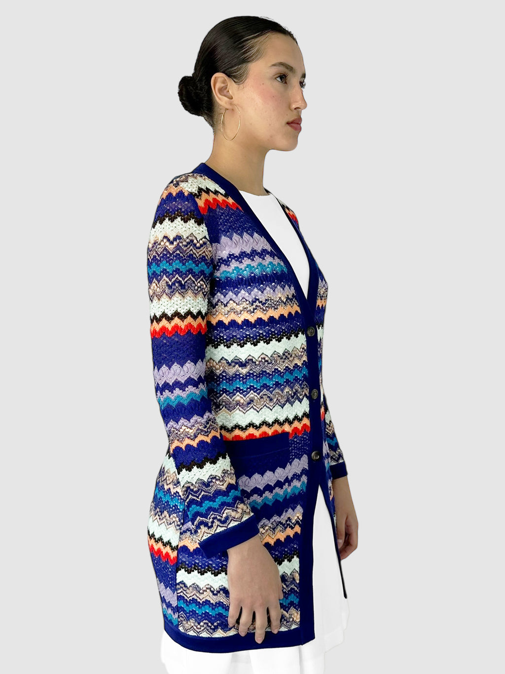 Chevron Knit Cardigan