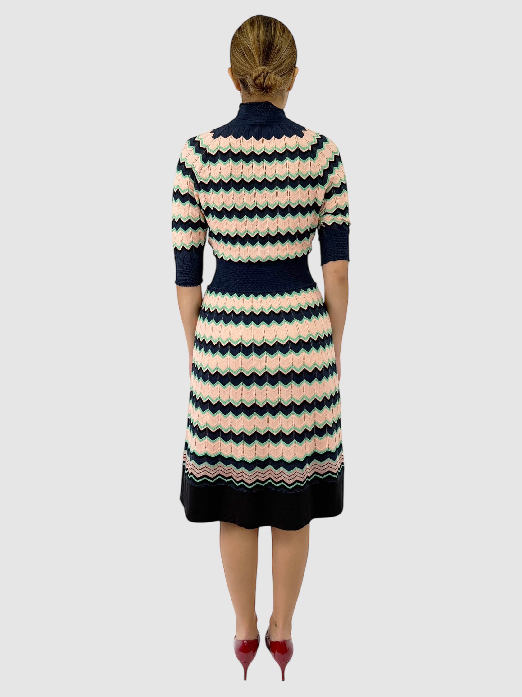 Knit Chevron Dress
