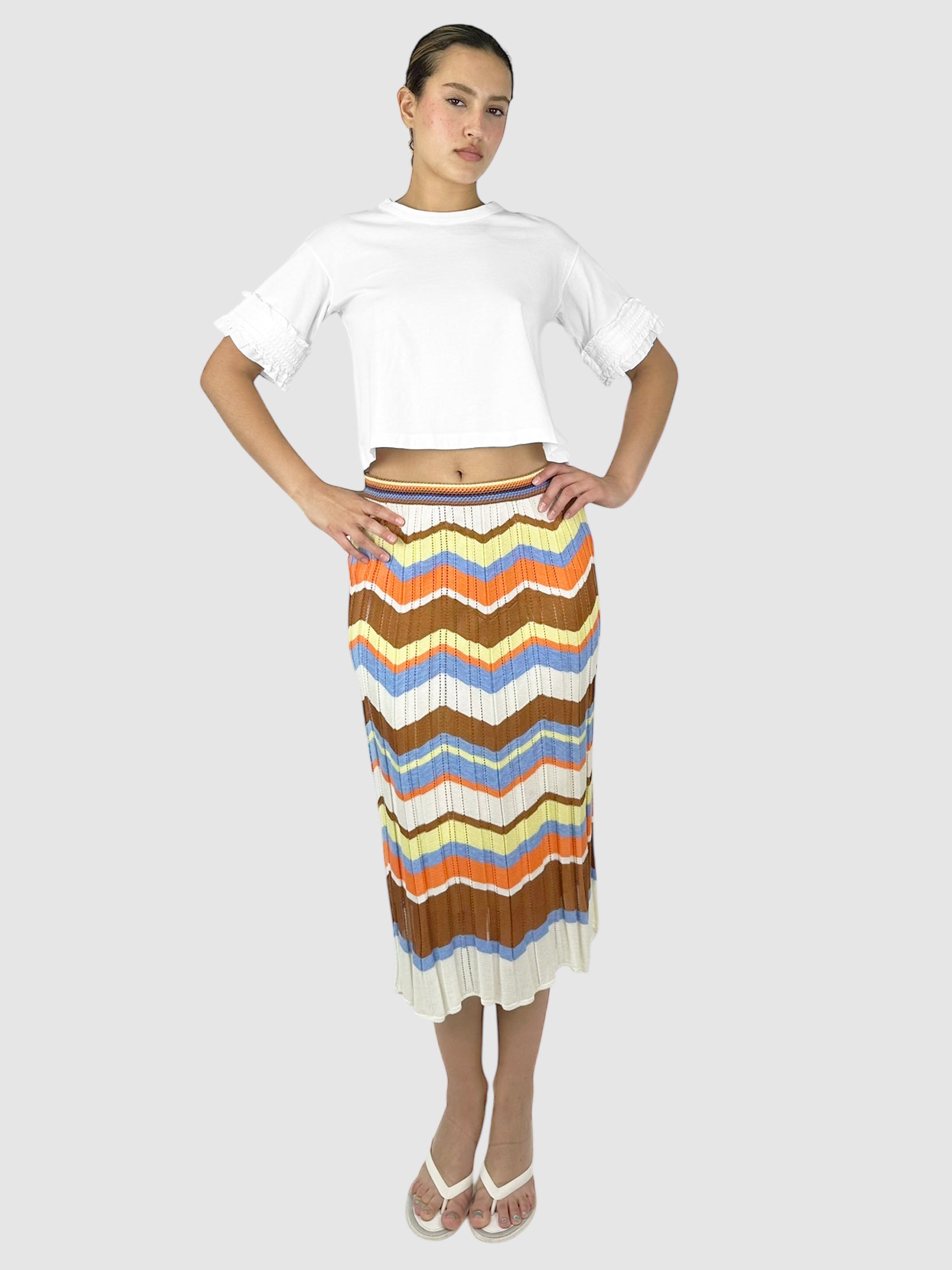 Knit Chevron Skirt