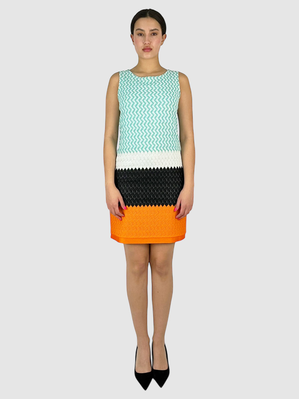 Crochet Chevron Dress - Size 44