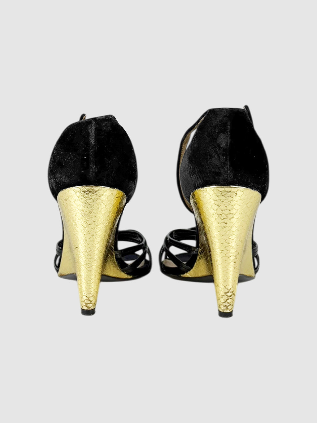 Patent Wedge Sandals