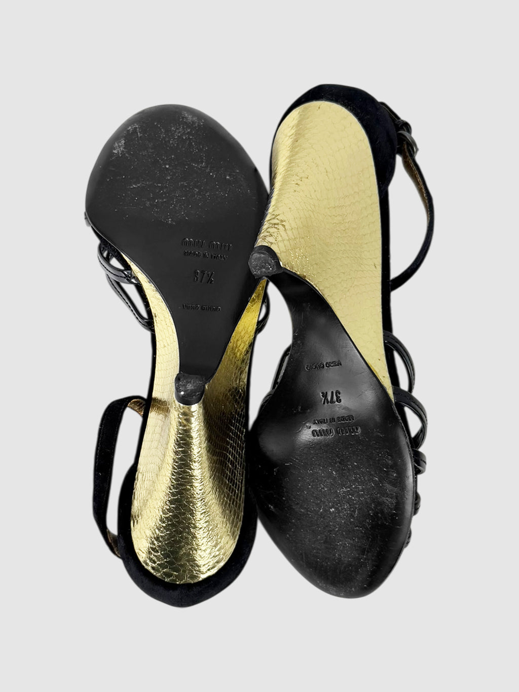 Patent Wedge Sandals