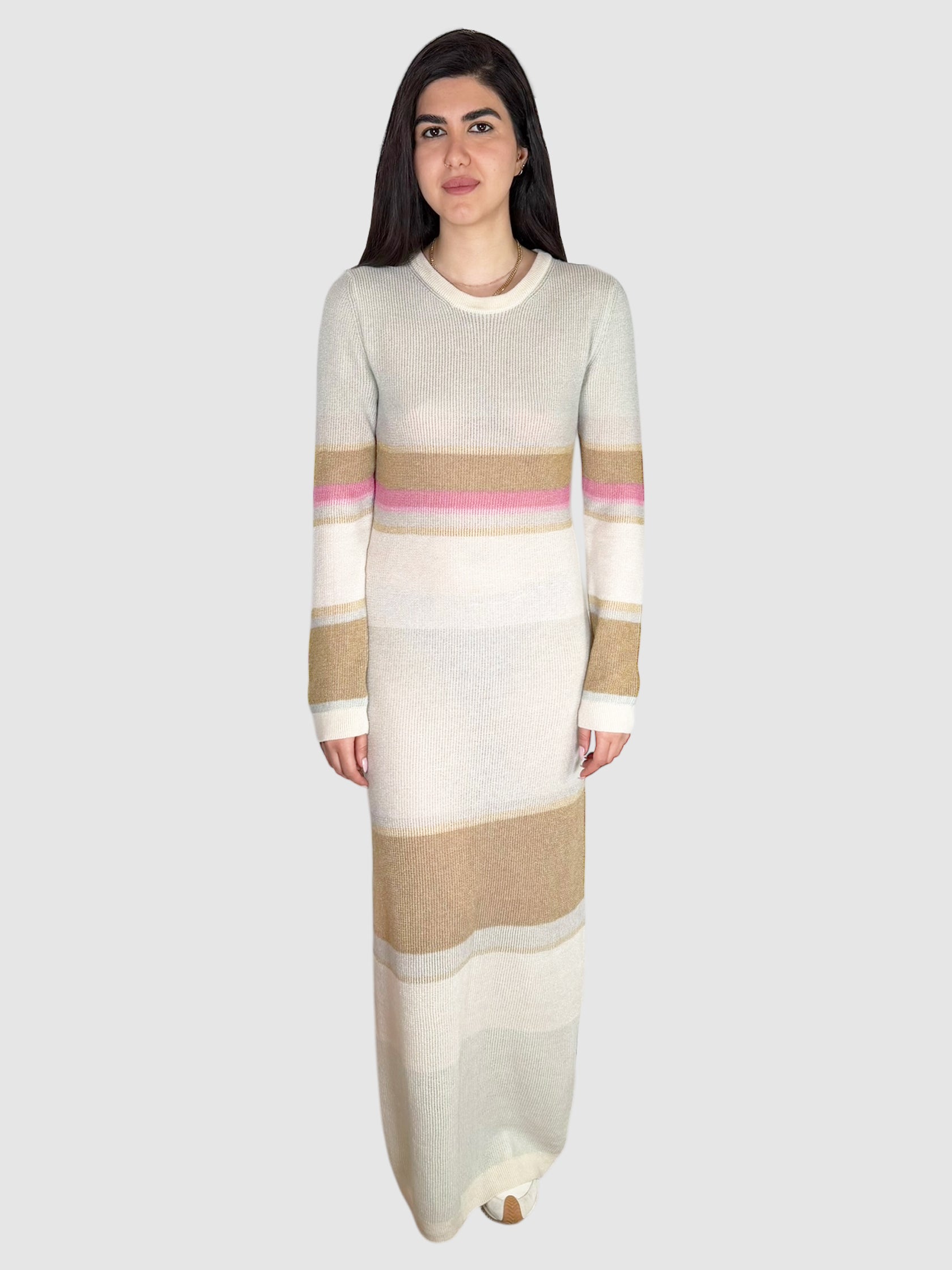 Cashmere Striped Dress