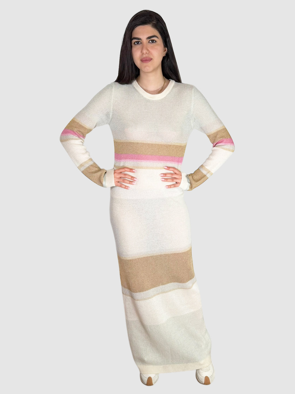 Cashmere Striped Dress