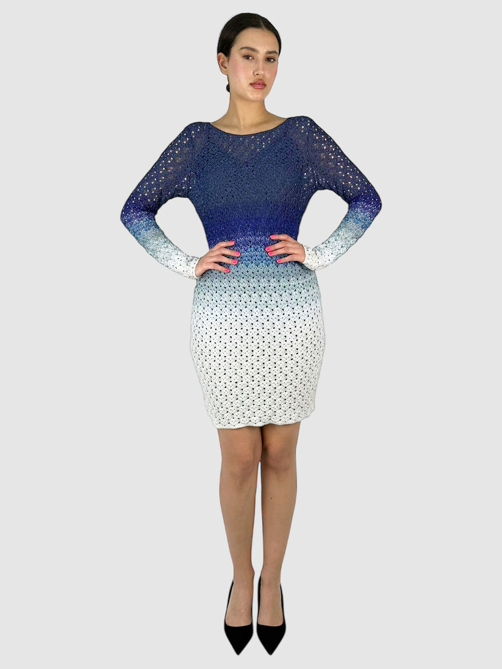 Ombré Crochet Dress - Size S/M