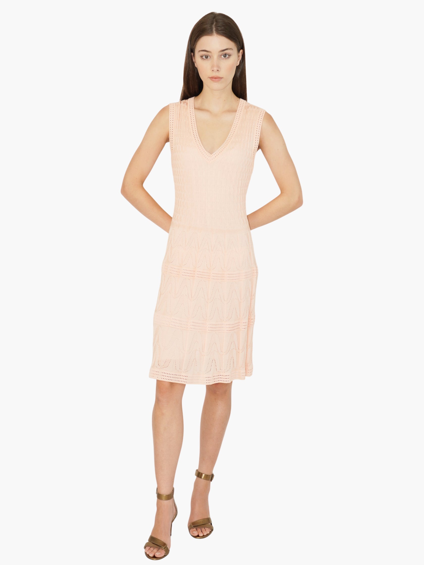 Chevron Knit Dress