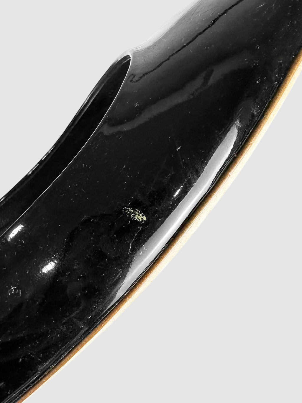 Patent Slingback Flats