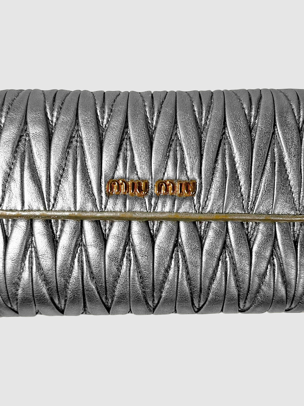 Matelassé Flap Wallet