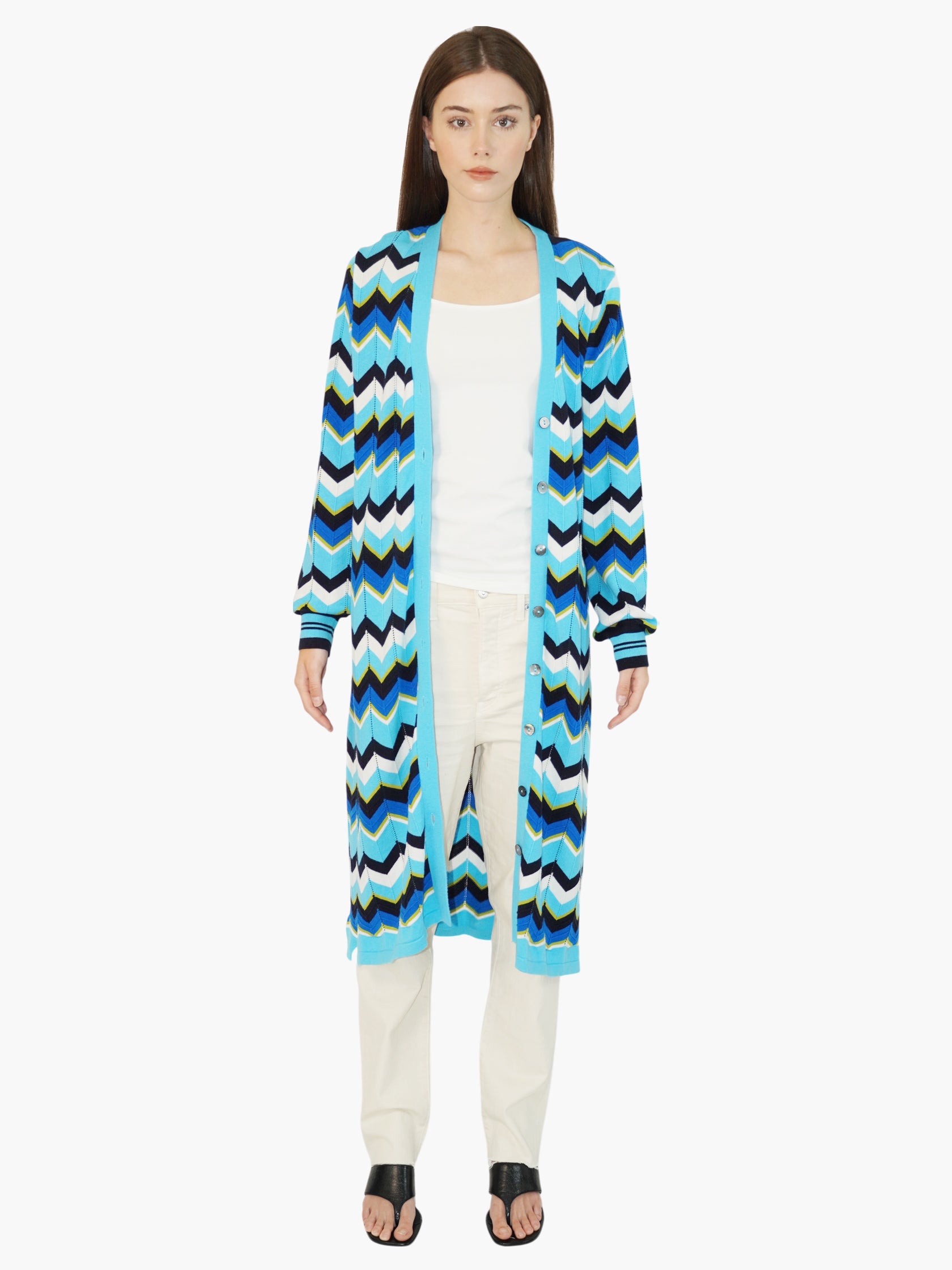 Chevron Knit Cardigan