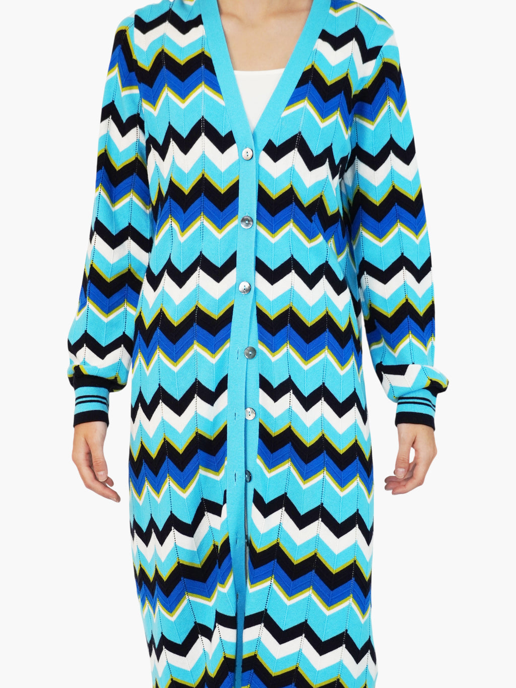 Chevron Knit Cardigan