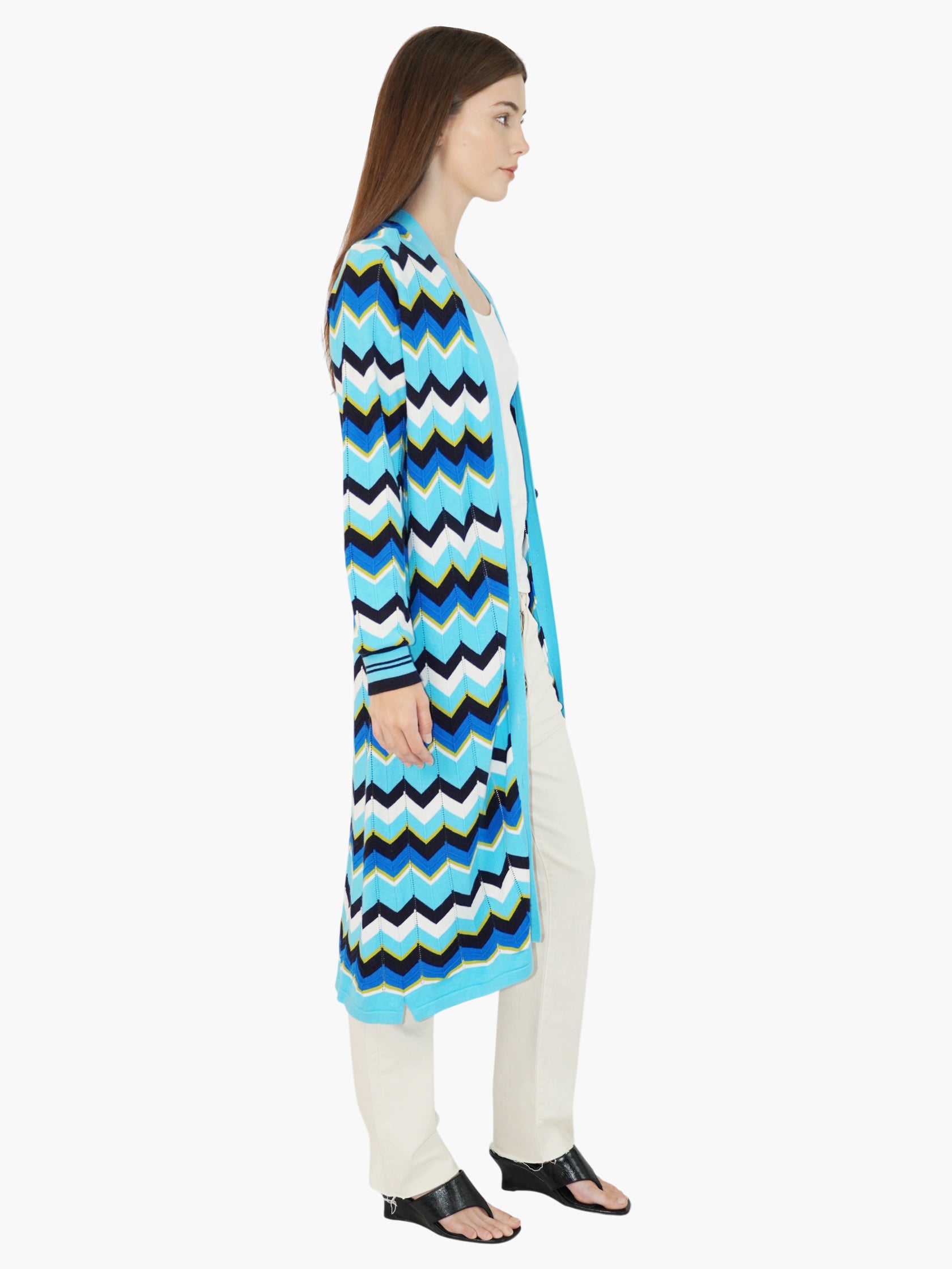Chevron Knit Cardigan