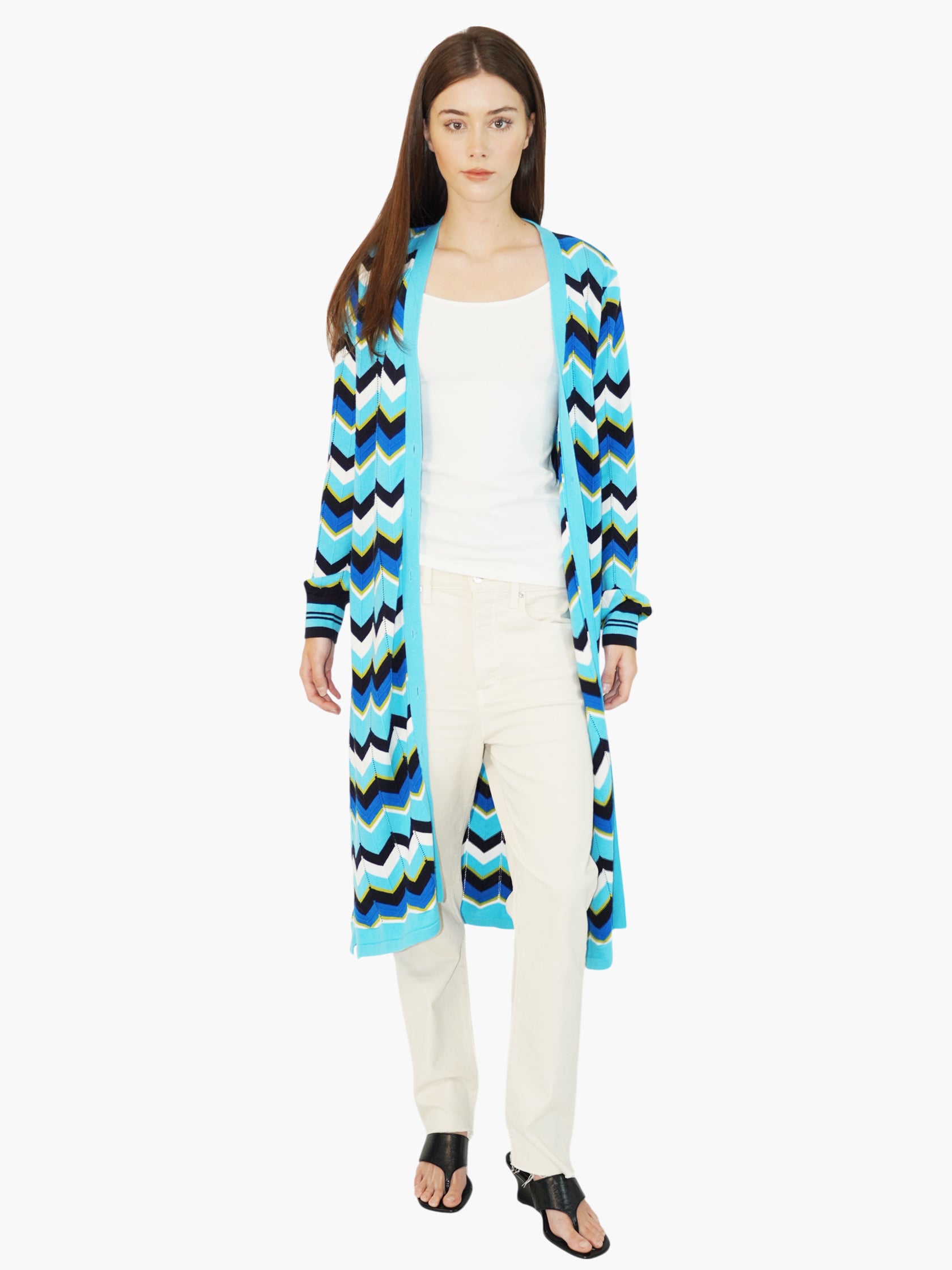 Chevron Knit Cardigan