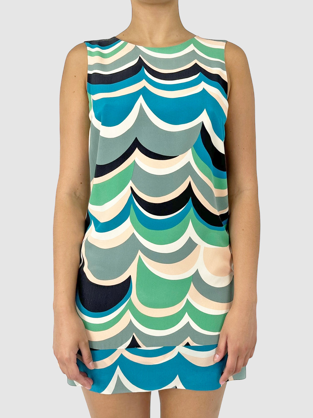 Silk Patterned Dress