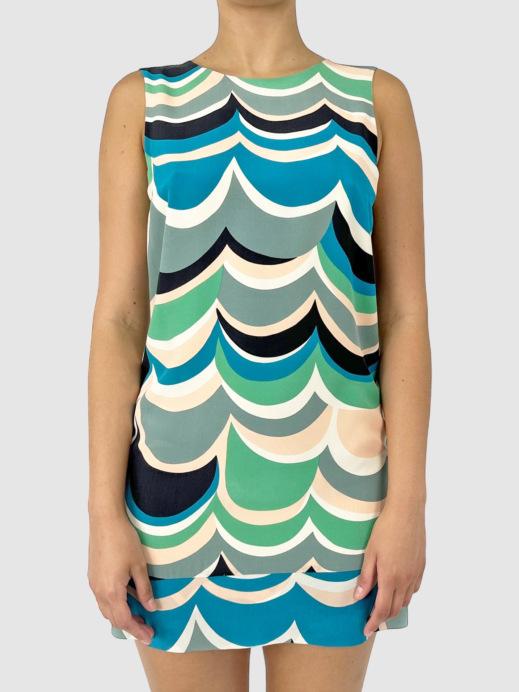 Silk Patterned Dress