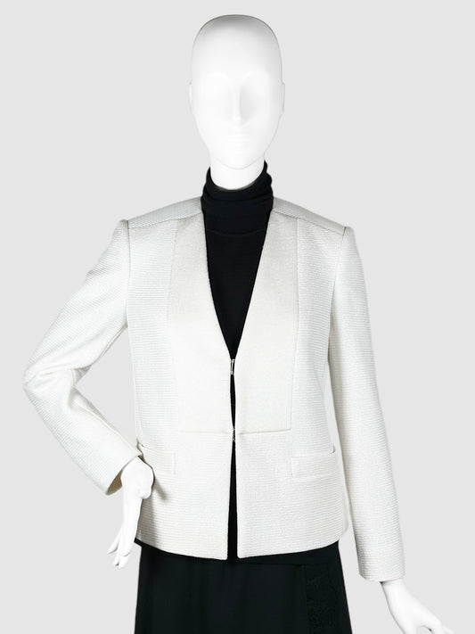 V-Neck Long Sleeve Blazer - Size 38