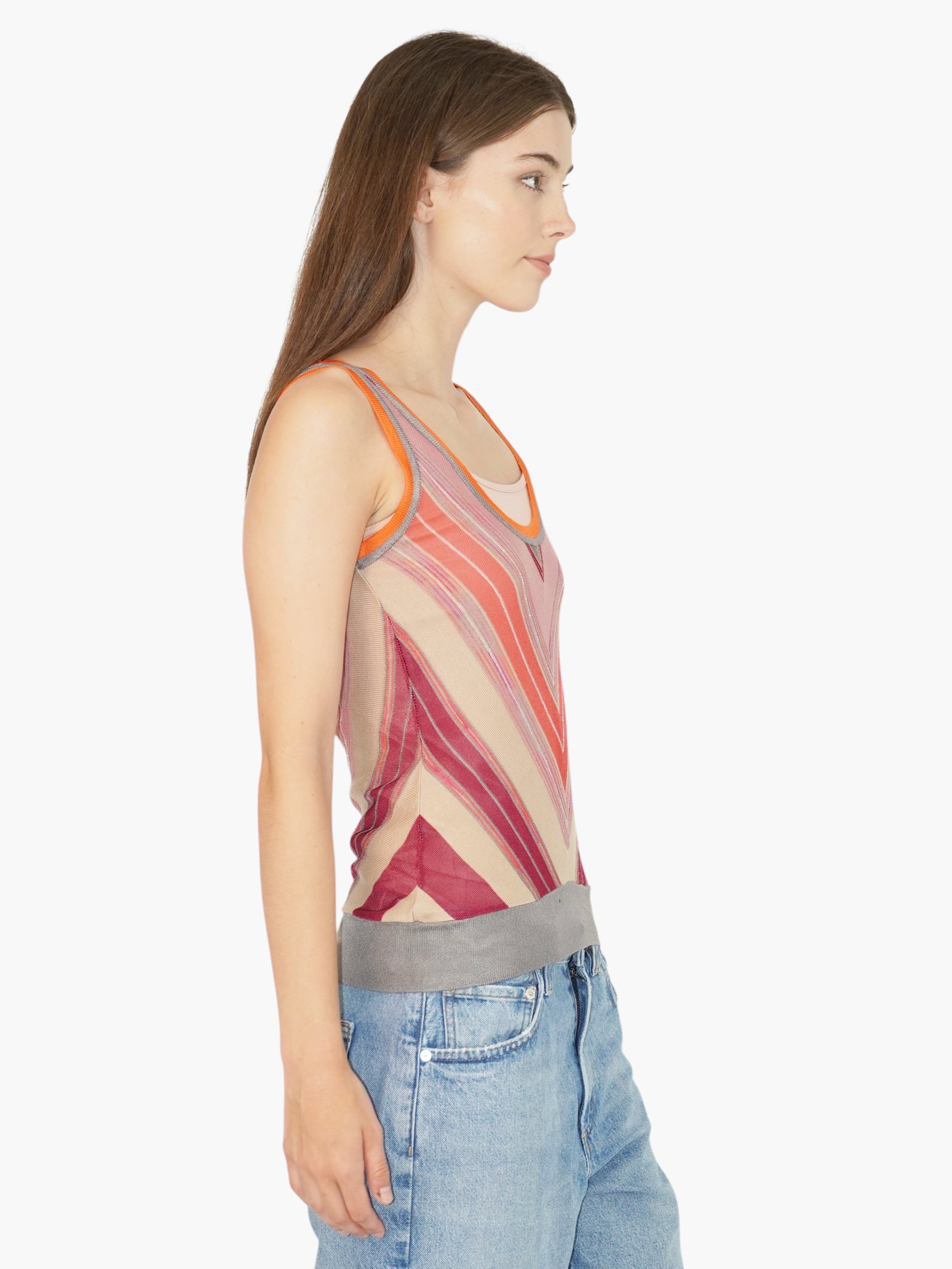 Chevron Stripe Top
