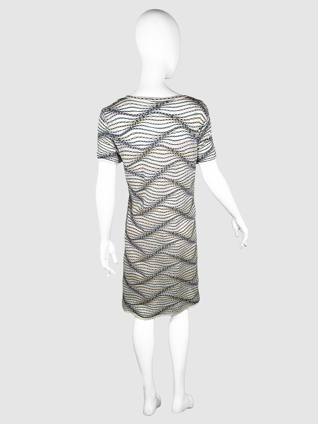 Wave Knit Mini Dress - Size L