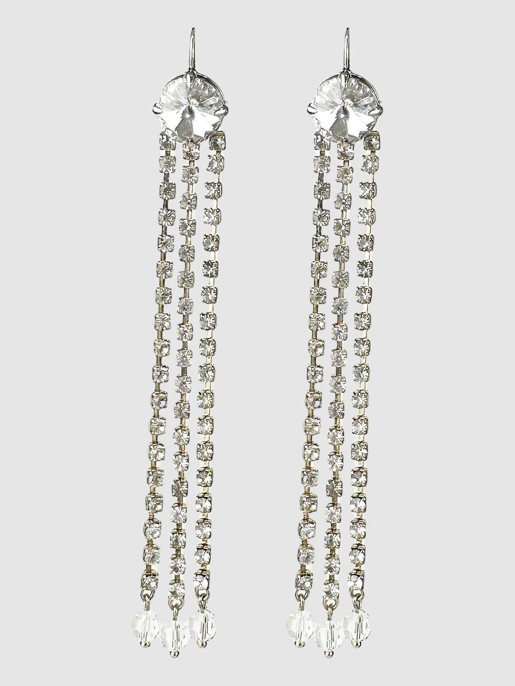 Three-Strand Drop Earrings
