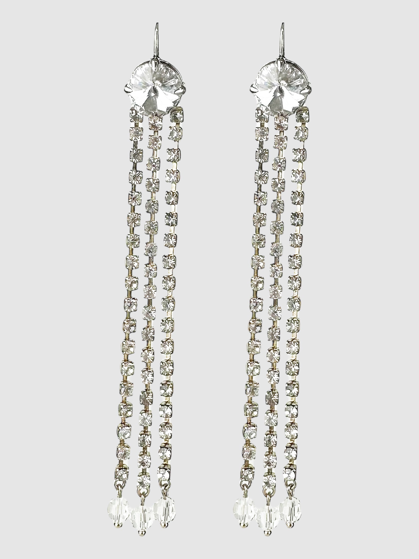 Three-Strand Drop Earrings