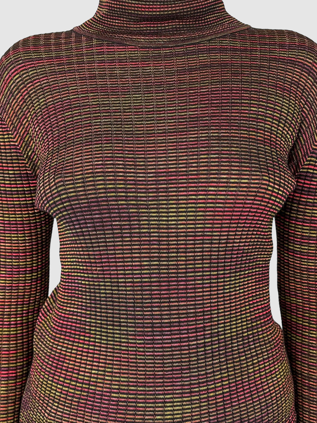 Gradient Turtleneck Sweater