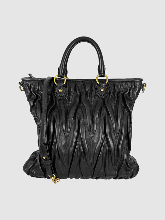 Matelassé Leather Crossbody Bag