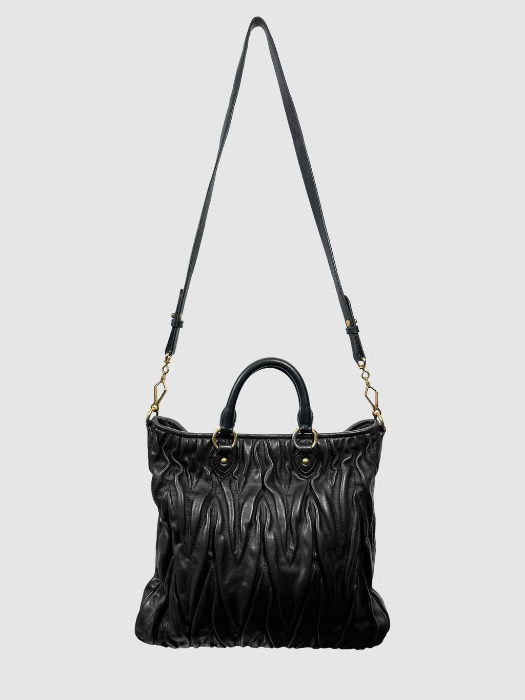 Matelassé Leather Crossbody Bag