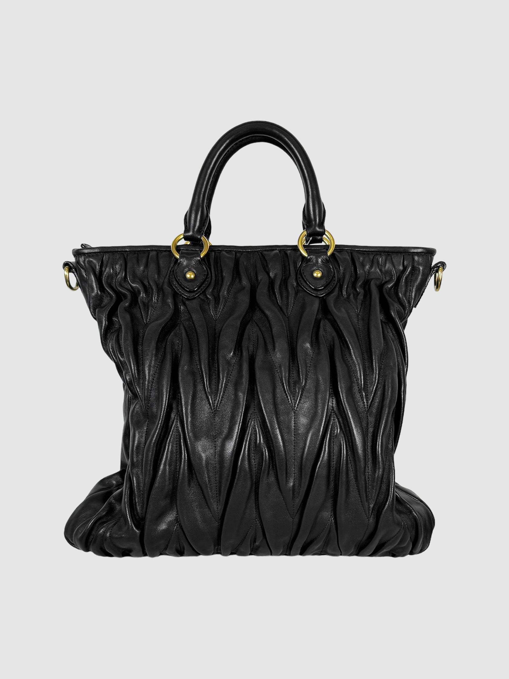 Matelassé Leather Crossbody Bag