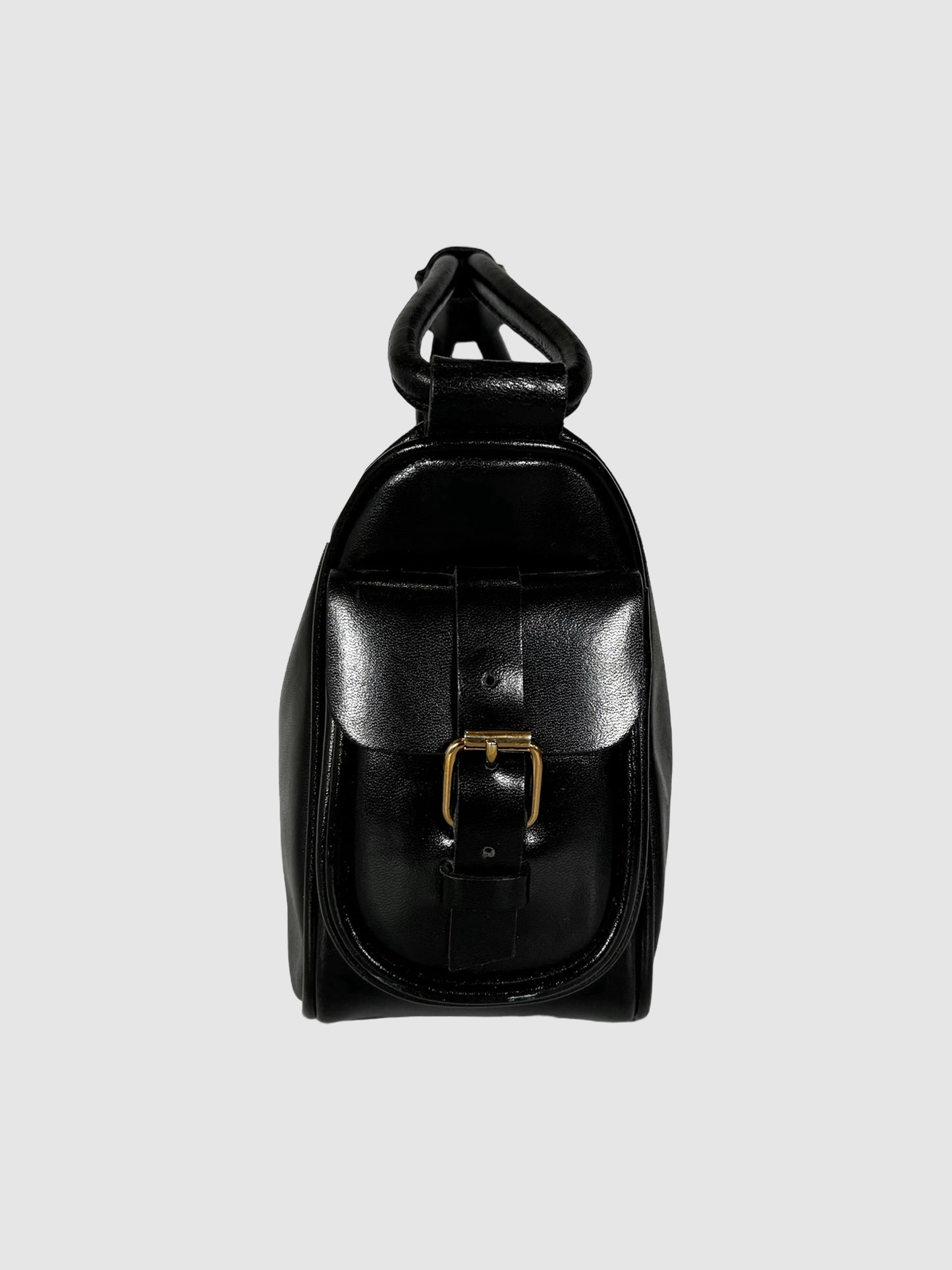 Leather Top Handle Bag