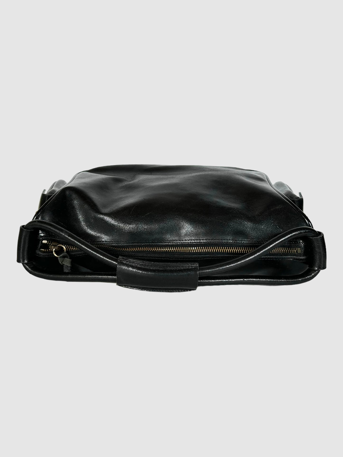 Leather Top Handle Bag