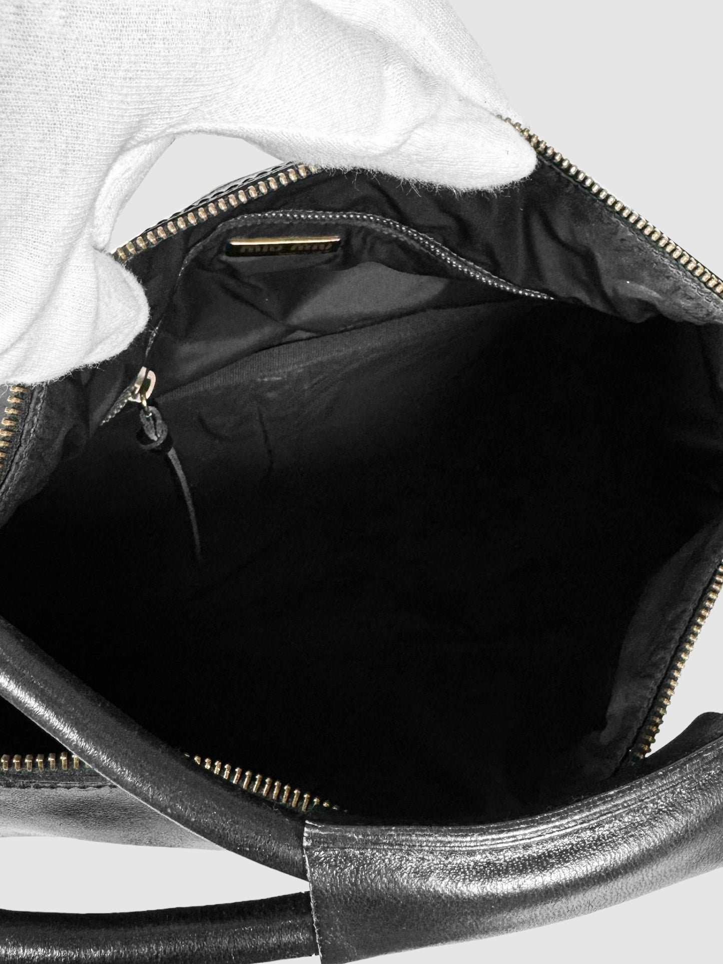 Leather Top Handle Bag