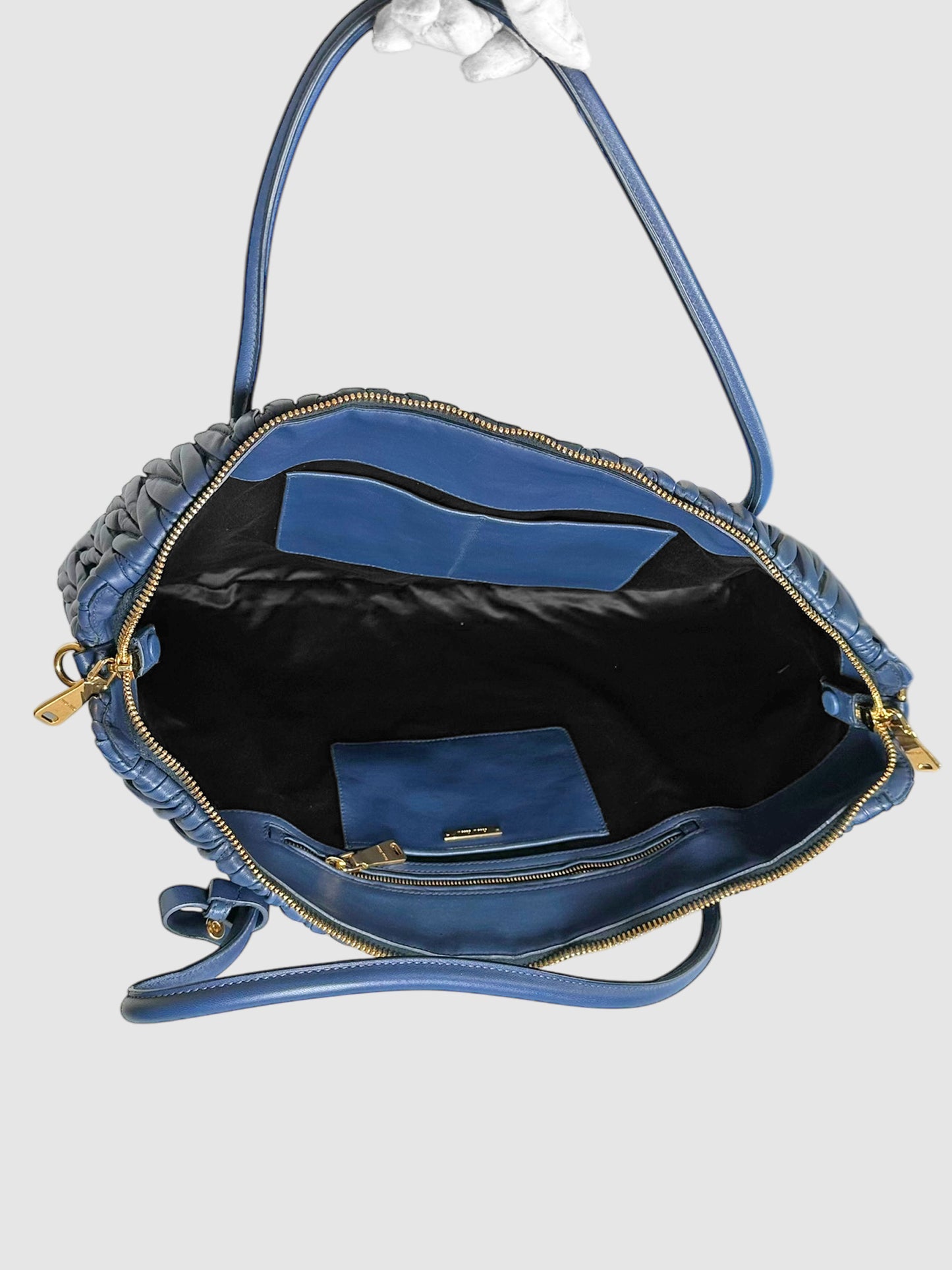 Large Matelassé Lambskin Bag