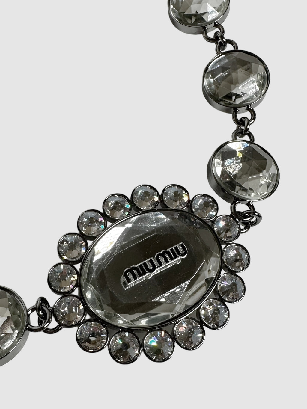 Matelassé Crystal Flap Shoulder Bag