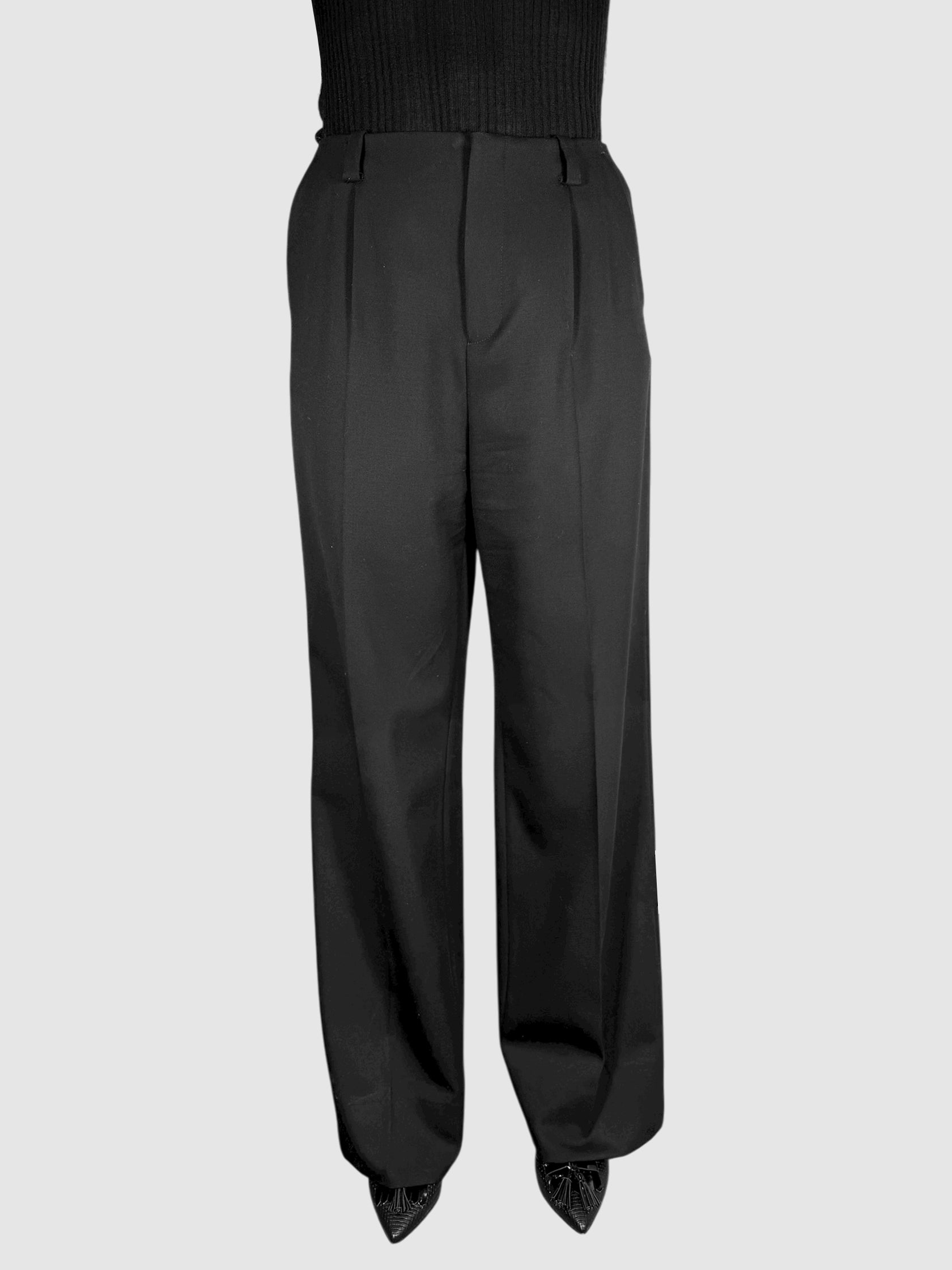 Pleated Wool Pants
