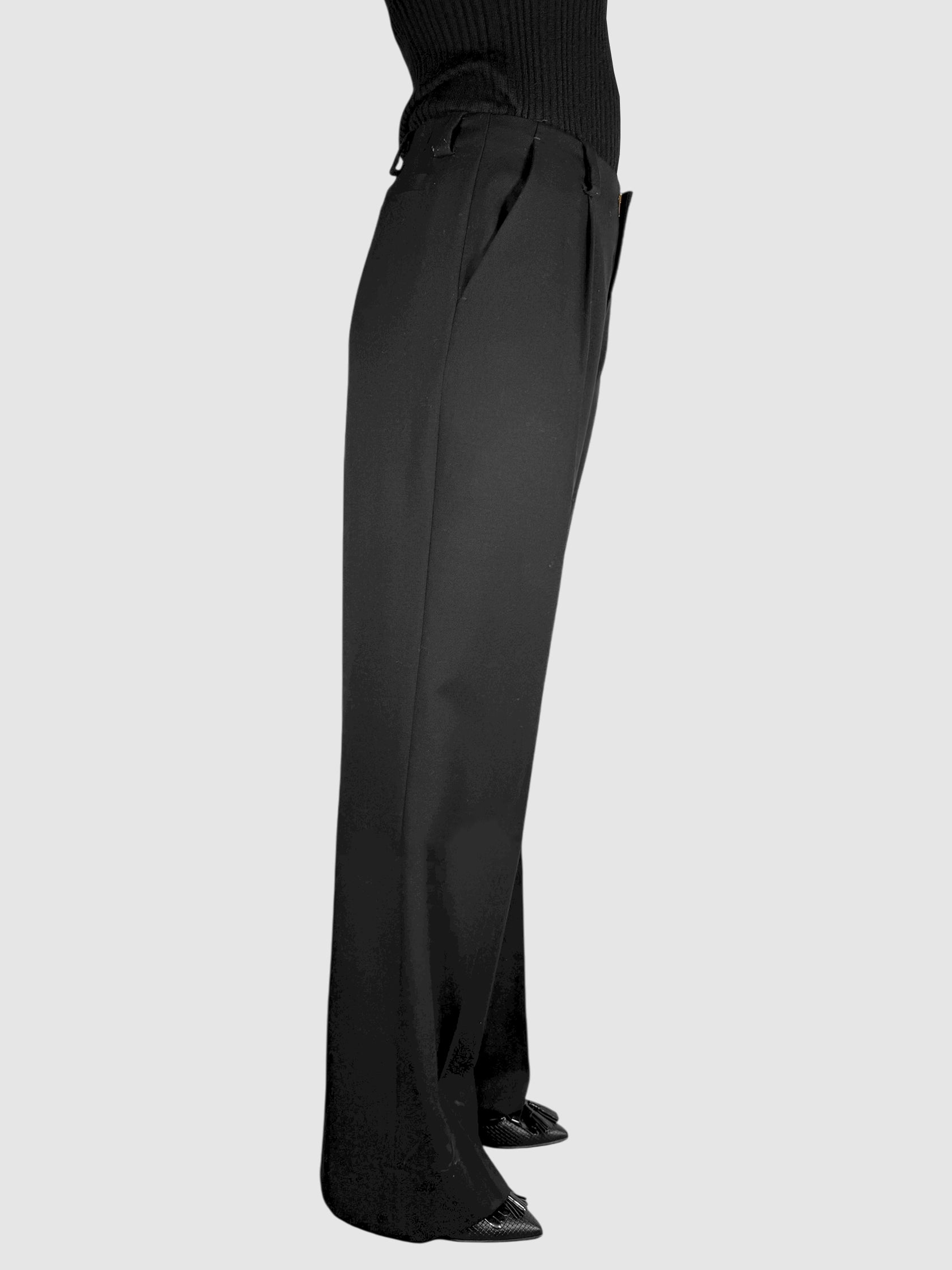 Pleated Wool Pants