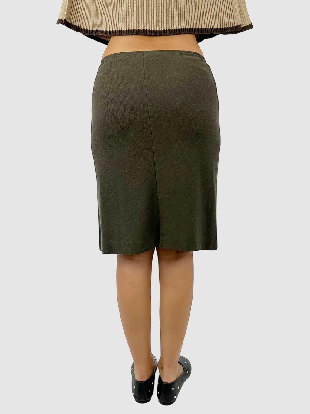 Wool Midi Skirt